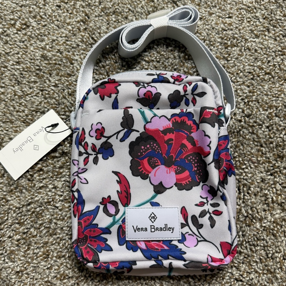 Vera Bradley Lighten Up Mini Hipster Crossbody Bag - Vineyard Floral